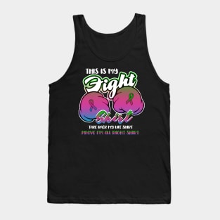 metastatic breast cancer this is my fight shirt Tank Top